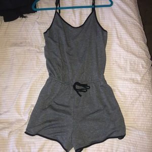 Dark Gray Romper